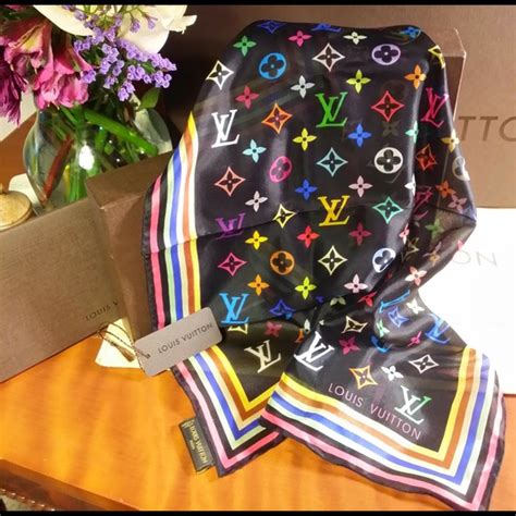 louis vuitton scarf replica ebay|louis vuitton silk scarf authentication.